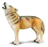 CollectA Woodlands Timber Wolf (Howling) Toy Figure - Authentic Hand Painted Model
