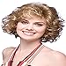 Women's Wig Fashionable Women Wigs Short Curly Wavy Full Hair Wigs Brown For Costume Party Halloween
