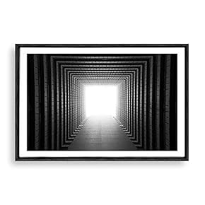 Framed Canvas Wall Art Rock and Corridor Canvas Prints Home Artwork Decoration for Living Room,Bedroom - 16x24 inches