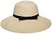 JOSENI Women Floppy Sun Beach Straw Hats Wide Brim Packable Summer Cap (Beige)
