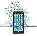 ImpactStrong Compatible with iPhone 6 Waterproof Case [Fingerprint ID Compatible] Slim Full Body Protection - Black