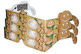 3d Christmas Glasses - Holiday Specs - Gingerbreadman - 3 PAIRS - Transform Christmas Lights Into Magical Messages -