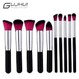 DDLBiz 10PCS Makeup Brushes Set Foundation Eyebrow Eyeliner Blush Cosmetic Concealer Brushes