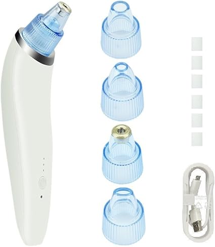 Amazon 毛穴吸引器 男女兼用 毛穴クリーン 黒ずみ取り ニキビ イチゴ鼻 しわ 角質ケア 毛穴汚れ 角栓除去 皮膚改善 クレンジング 美顔器4種類の吸収カップ Usb充電式 3階段吸引力調整可能 交換用スポンジ6つ付き Michealwu 美顔器 美容器 通販