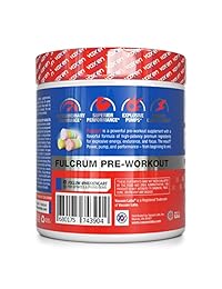 vaxxen Labs Fulcrum Preentrenamiento Suplemento con Beta Alanine 288 g. Estimulante mejorada,...
