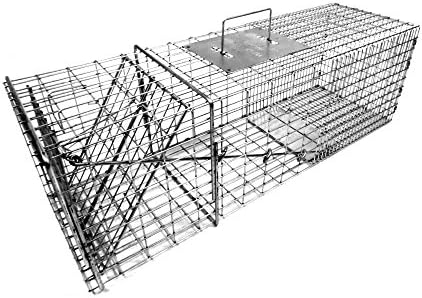 Tomahawk Model 1010 Raccoon, Woodchuck / Groundhog, Armadillo Trap with One Trap Door