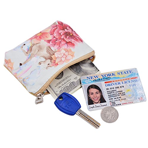 Women and Girls Cute Fashion Coin Purse Wallet Bag Change Pouch Key Holder - Thumbnail 4