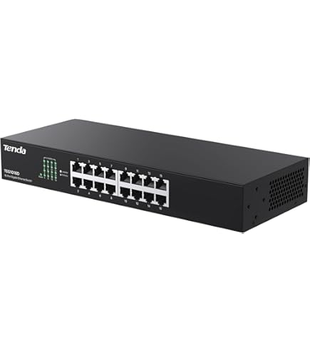 Amazon.com: Tenda TEG1016D, 16-Port Gigabit Switch, Unmanaged