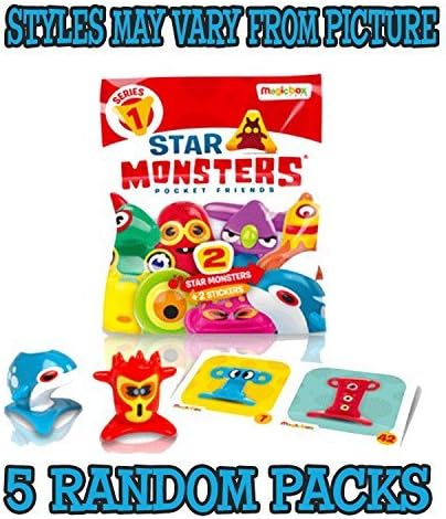 Star Monsters Pocket Friends Series 1 - Blind Pack x5 by Star Monsters