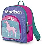 Personalized Crocodile Creek Kids Unicorn School or Travel Backpack - 14 Inches