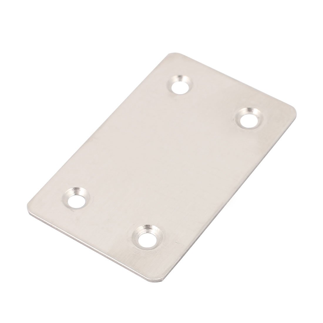 Sourcingmap Metal Rectangle 4 Holes Flat Mending Repair Plate Bracket Fastener Connector