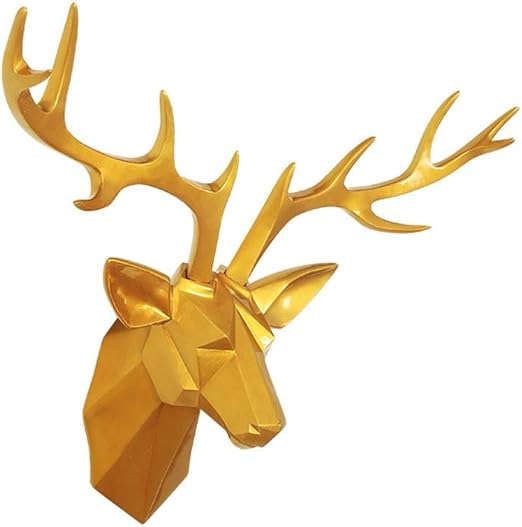 Amazon Com Faux Deer Head Faux Taxidermy Animal Head Wall Decor