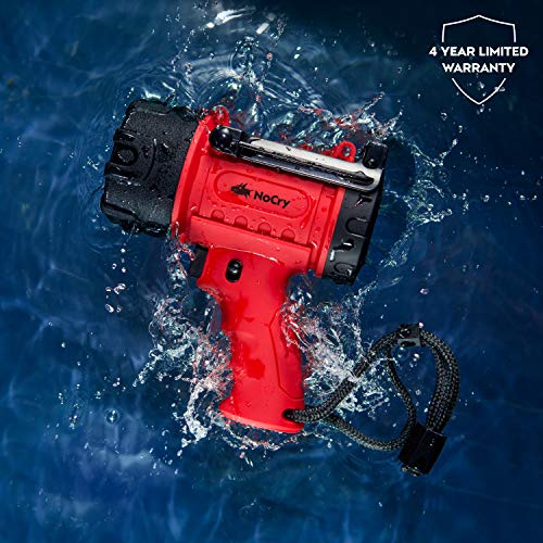 NoCry 18W Waterproof Rechargeable Flashlight (Spotlight) with 1000