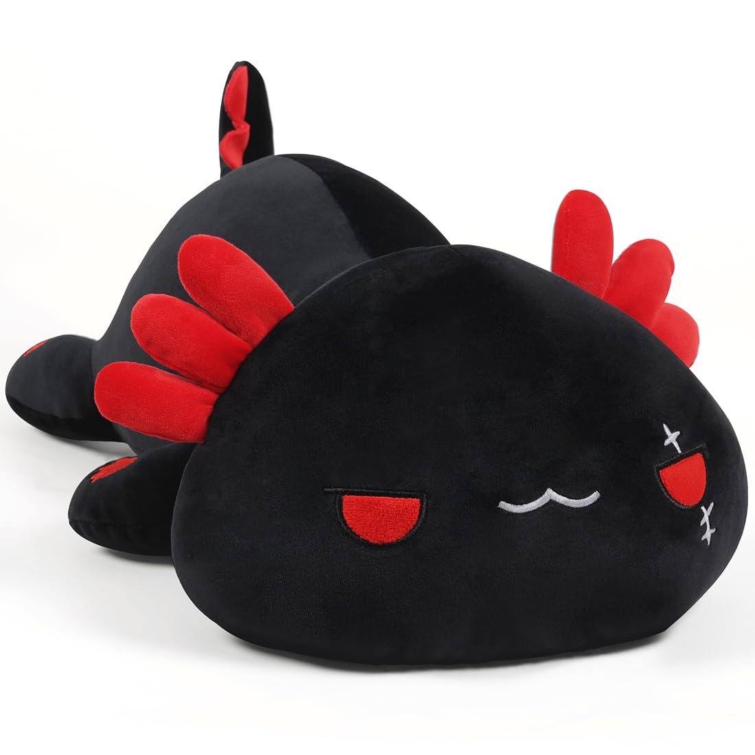 Photo 1 of SNOWOLF Black Axolotl Plush Pillow Cute and Soft Axolotl Stuffed Animal Kawaii Plushie Toy Great Gift for Kids, 12"