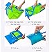 IBEET Beach Mesh Tote Bag, Beach Necessaries Children Toys Stay Away from Sand for The Beach Pool Boat, Perfect for Holding Toys Balls,Green