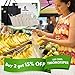 Reusable Produce Bags With Reusable Grocery Bags - Environmentally Friendly Organic Cotton Mesh Bags Bundled With Grocery Bags - Double Stitching, Durable, Easy To Clean, Machine Washable