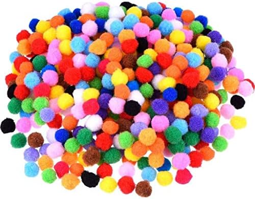 Unobite Multicolor Pom Pom Balls 2.0 cm(100 Piece)