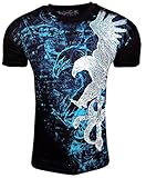 Konflic NWT Men's Eagle & Sword Graphic Designer MMA Muscle T-shirt