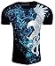 Konflic NWT Men's Eagle & Sword Graphic Designer MMA Muscle T-shirt