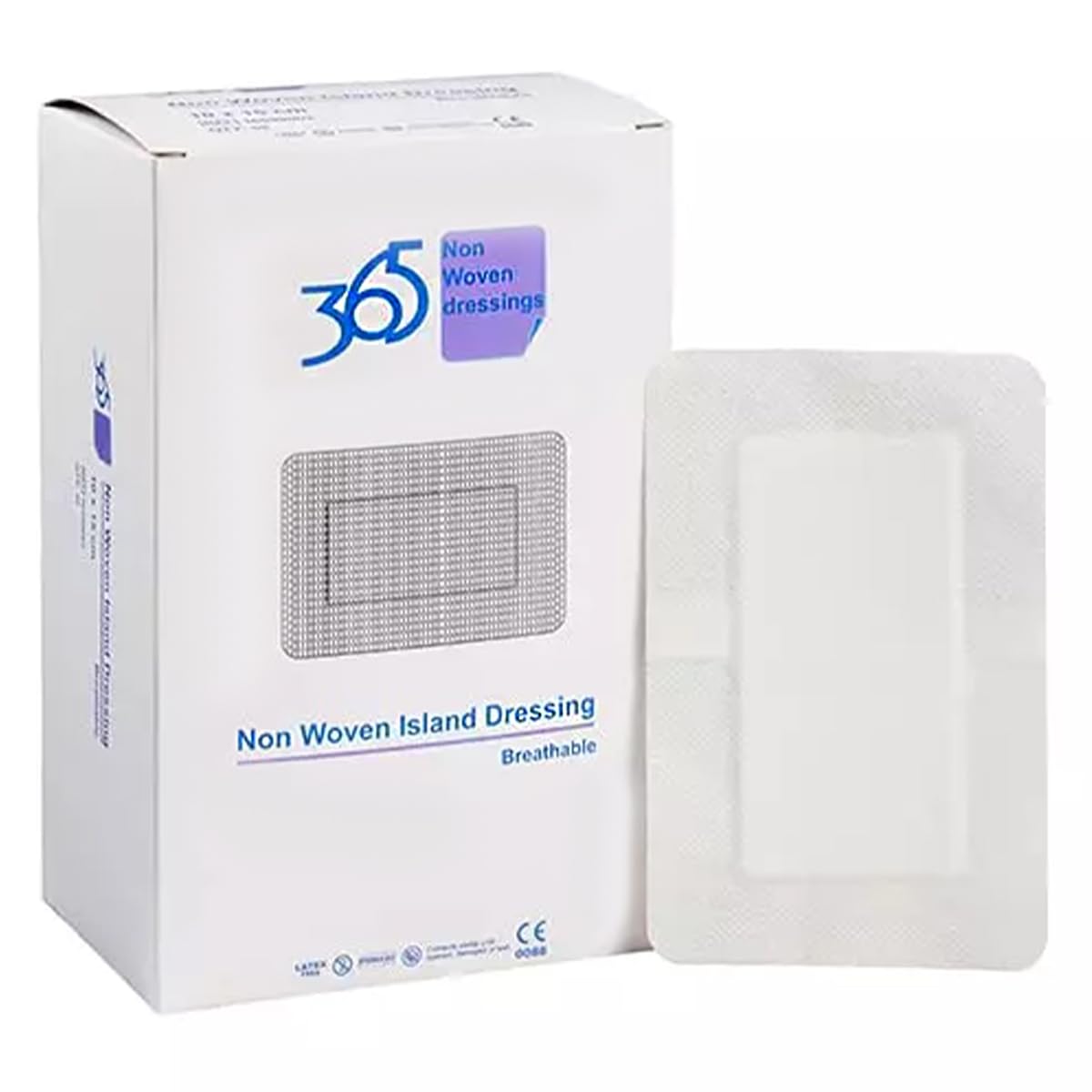 365 Non Woven Island Dressing 8 x 10 cm - Pack of 50 (Ref 36590017)