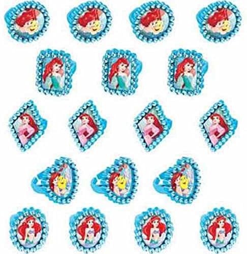Ariel the Little Mermaid 'Dream Big' Jewel Rings / Favors (18ct)