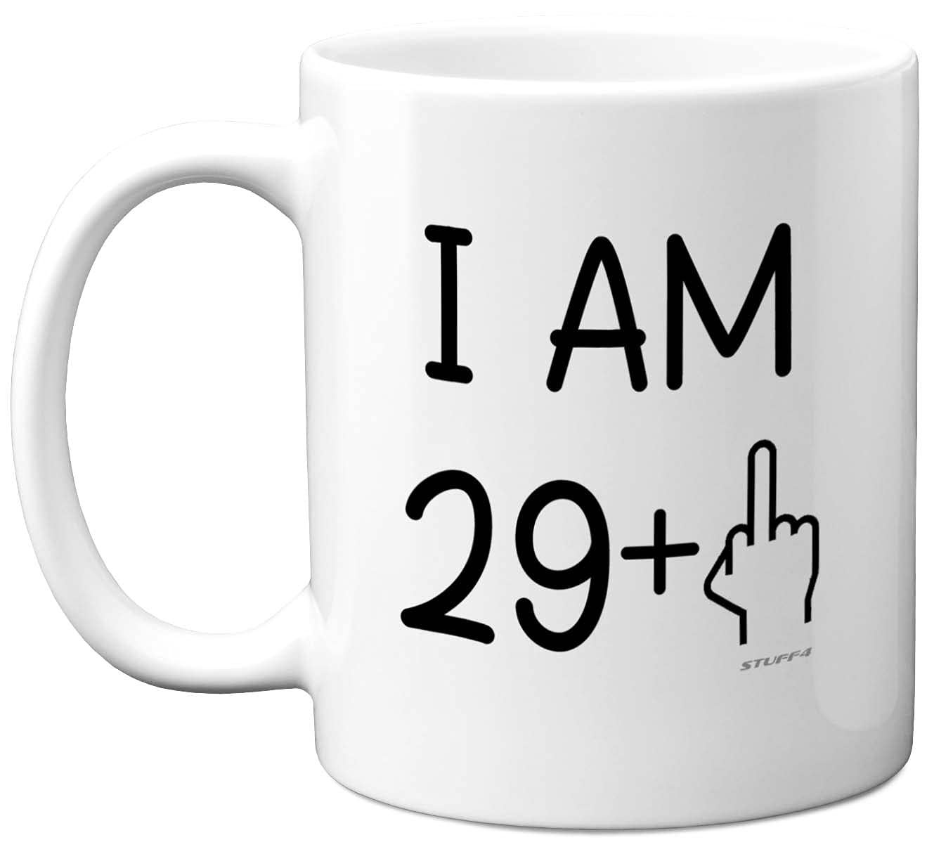 30th Birthday Gifts for Women Men, Rude Novelty Mug Middle Finger, Gag Joke Gifts, Perfect Funny Mugs for Birthday Present, 11oz Premium Ceramic Coffee Mug