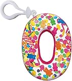 iscream Luscious Letters! Vanilla Scented Letter O Initial Mini Microbead Pillow Backpack Charm