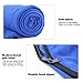 Fleece Sleeping Bag Liner Travel Sheet Camping Sleep Sack Ultralight Zippered Storage Bag Full Sized Zipper Backpacking Blanket for Traveling, Camping, Hiking, Outdoor Activitiesthumb 2