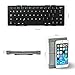 EC Technology Portable Bluetooth Keyboard, Foldable Wireless Keyboard for iOS/Android/Windows