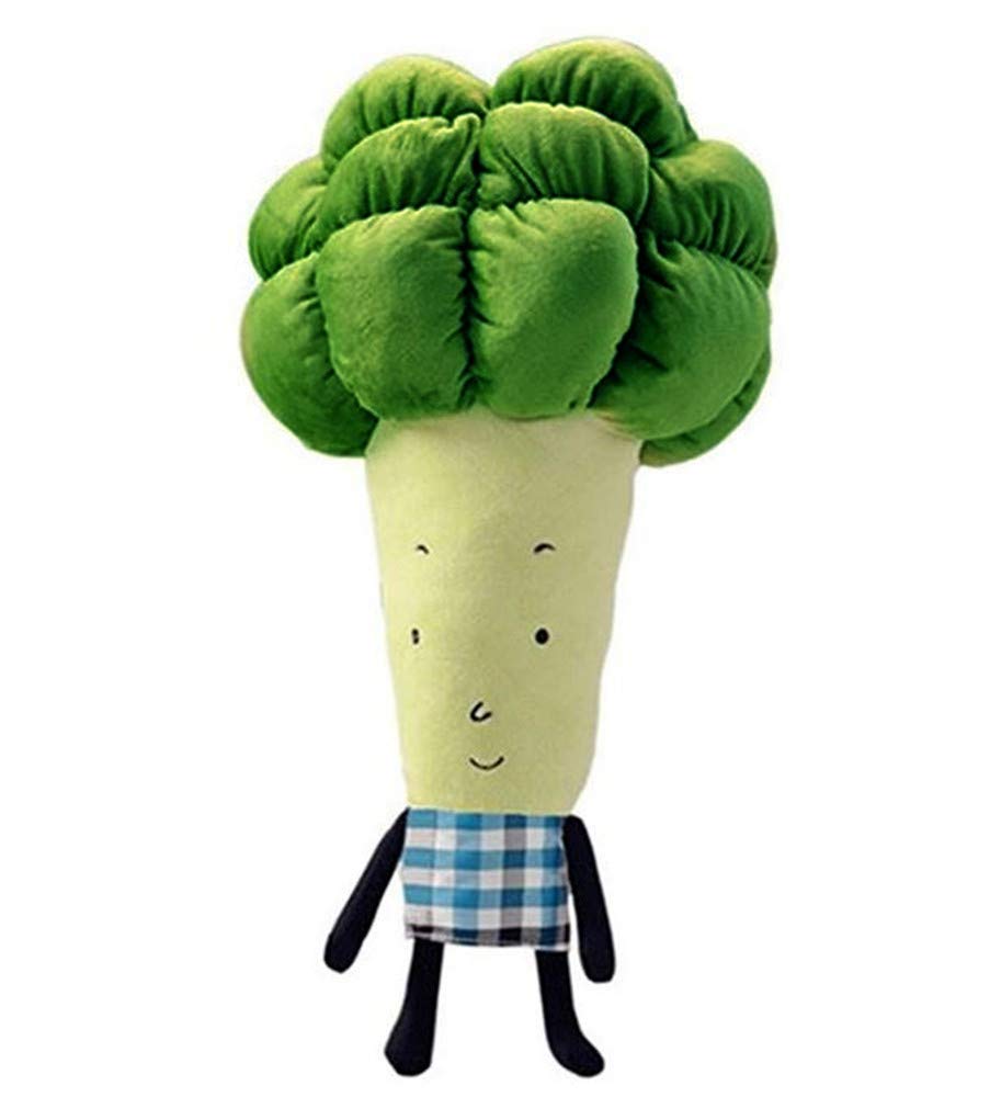 Tikwisdom Pre-Kindergarten Toys soft toys lumbar pillow,Broccoli, stuffed toys green 43CM