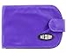 Big Skinny Women's Taxicat Bi-Fold Slim Wallet, Holds Up to 25 Cards, Purple