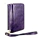 for Samsung Galaxy Note 4 Case - Cellularvilla Pu Leather flip Wallet Bag Pouch Case with Credit Card Slots Pockets Cover for Samsung Galaxy Note 4 SM-N910S / SM-N910C (Purple)