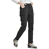 Women's Ski Snow Pants Fleece Lined Waterproof Outdoor Pant Insulated Hiking Pants for Winter