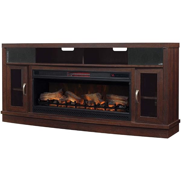 Amazon.com: ClassicFlame Deerfield Freestanding Cabinet u0026 42 Linear  Firebox - Antique Brown Cherry, 42MMS90151-PC84 u0026 42II042FGT : Home u0026  Kitchen
