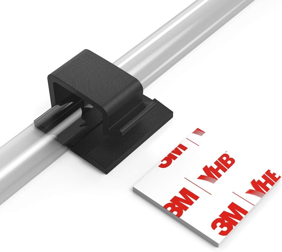 Cable Clips with Strong SelfAdhesive, XIAOXI R Shape Cable Management