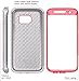 E LV Case for Galaxy S7 Edge Case Armor Protection Defender (Without Built-in Screen Protector) Case for Samsung Galaxy S7 Edge - [RED Melon/Grey]