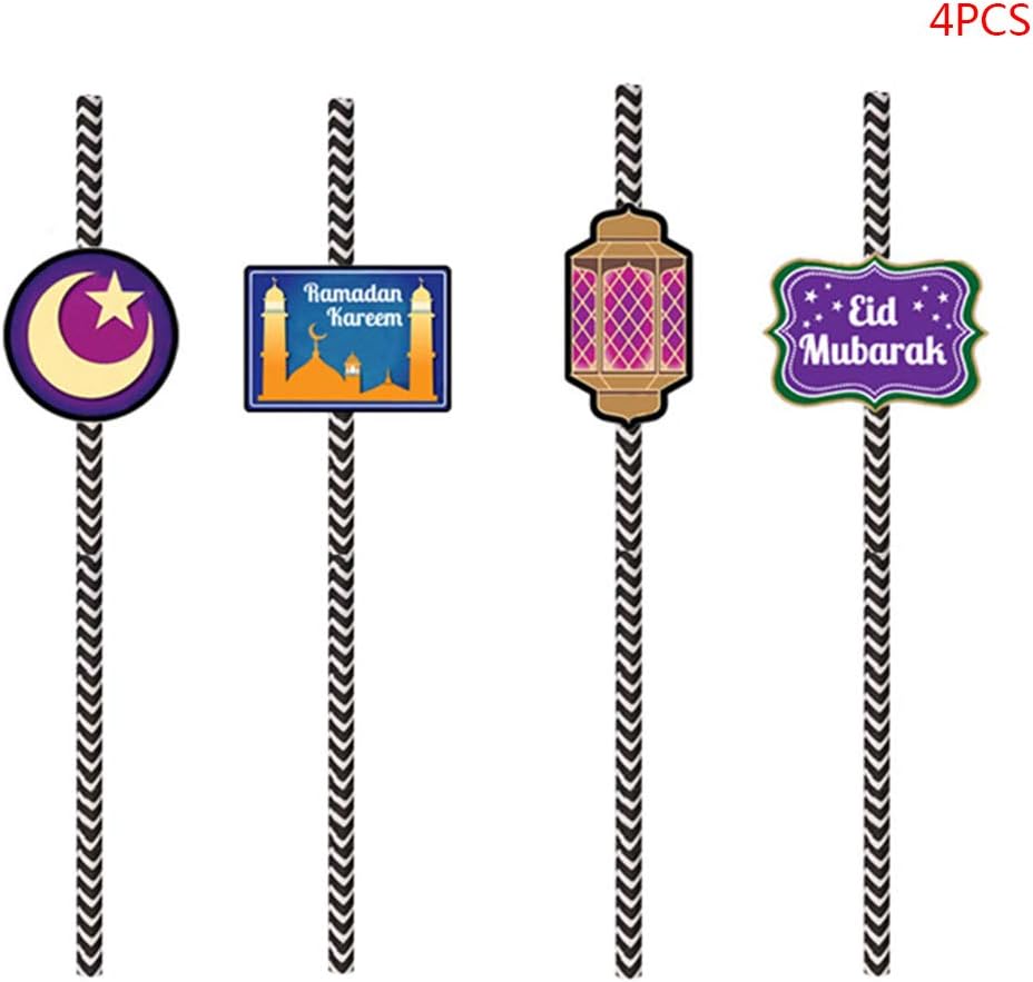 yhdcc44 Ramadan Cake Inserts Card,Eid Mubarak Party Ornament Decorations - 1