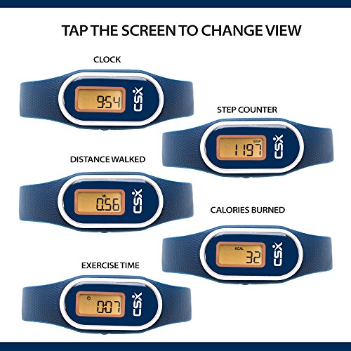 CSX NonBluetooth 3D Pedometer Wristband Watch Active Walking Series
