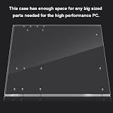 Zunate PC Test Bench Open Frame Acrylic DIY Base Stand for M-ATX Motherboard view 3