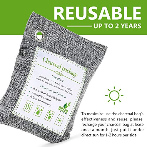 Bamboo Charcoal Air Purifying Bag, Natural Air Purifying Bag, Activated