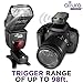 Altura Photo Wireless Flash Trigger for Canon w/Remote Shutter (Canon EOS 80D, 77D, 70D, 60D, Rebel T7i, T6i, T6, T5i, T5, T4i, T3i, T3, SL1, SL2 DSLR Cameras)