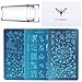 Ejiubas Nail Stamper Nail Stamping Kit - Nail Stamp Nail Polish Stamper Scraper
