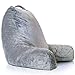XL Reading Pillow for All Ages Machine Washable Velvet Cover Soft, Breathable, for Sitting, Reading, TV, Laptop Use Shredded Foam Backrest Pillow with Arms by YesIndeed, 2 Colors