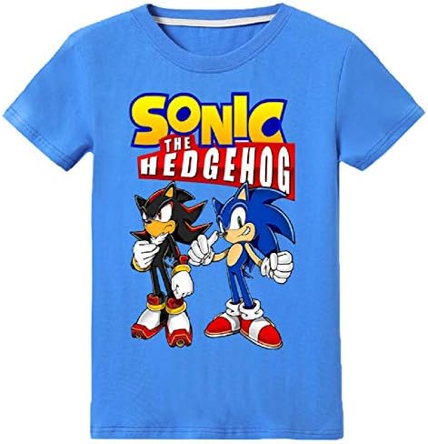 Indepence Life Boys' Sonic The Hedgehog Short Sleeve Cotton T-Shirt Youth Tee for 2-13Years Boys