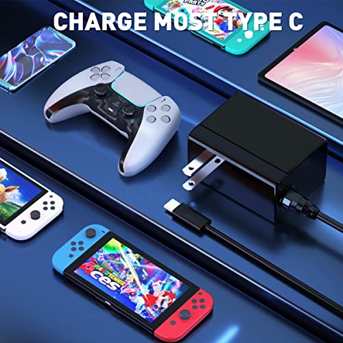 Charger for Nintendo Switch and Switch Lite and Switch OLED, Support