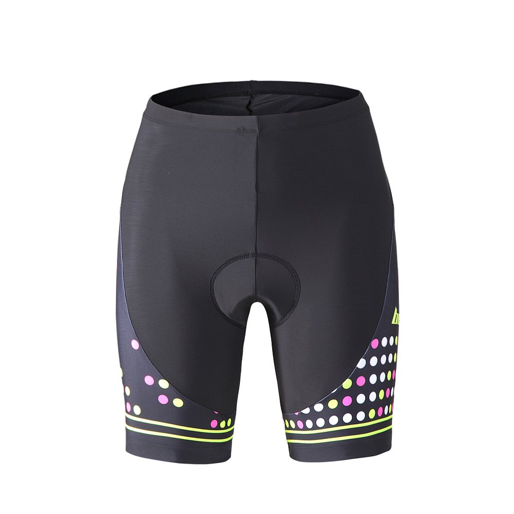 Beroy Cycling Women's Shorts,3D Gel Padded Bike Shorts Women With Reflective Pattern (xLarge