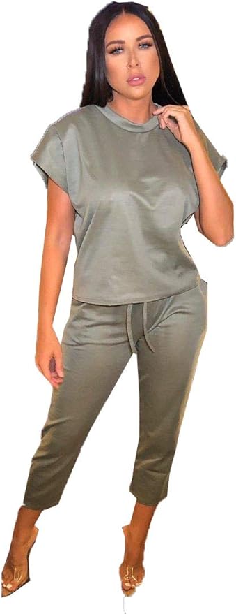 short sleeve jogging suit