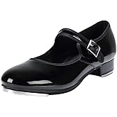 Linodes Unisex PU Leather Easy Strap Tap Shoe Dance Shoes for Women and Men's Dance Shoes-608