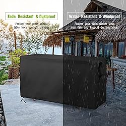 Guisong Outdoor Bar Cover for Patio Wicker Bar