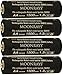 Moonrays 97143 4-Pack 1500mAh AA NiMh Pre-Charged Rechargeable Solar Batteries for Outdoor Solar Lights, Long Lasting, Compatible with Moonrays Solar-Powered Lighting fixtures, 4-Pack primary